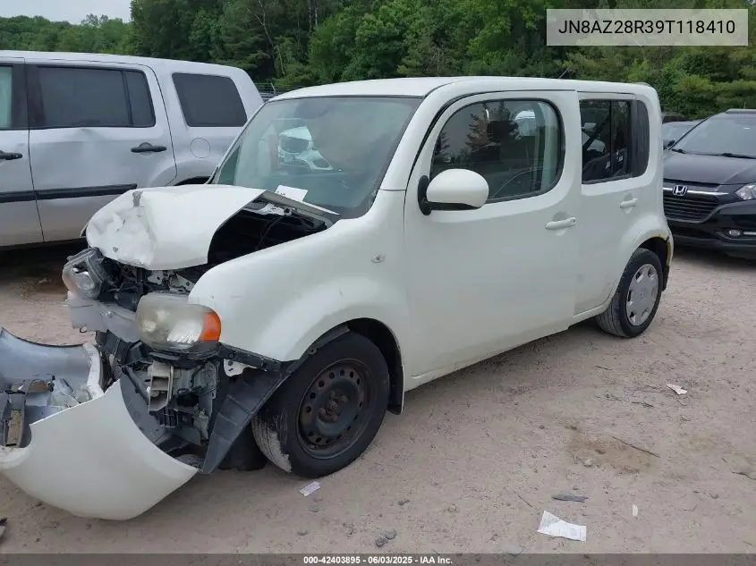 2009 Nissan Cube 1.8S VIN: JN8AZ28R39T118410 Lot: 42403895