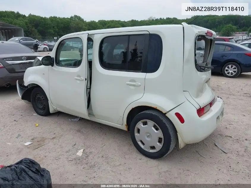 2009 Nissan Cube 1.8S VIN: JN8AZ28R39T118410 Lot: 42403895