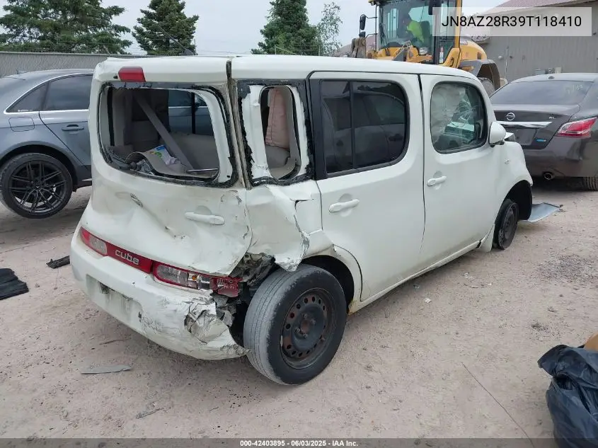 2009 Nissan Cube 1.8S VIN: JN8AZ28R39T118410 Lot: 42403895