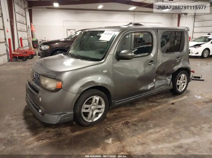 2009 Nissan Cube 1.8Sl VIN: JN8AZ28R79T115977 Lot: 42520090