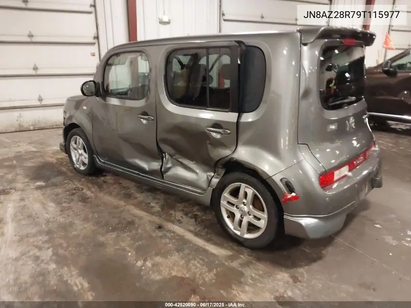 2009 Nissan Cube 1.8Sl VIN: JN8AZ28R79T115977 Lot: 42520090