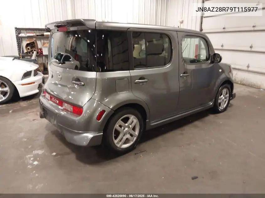 2009 Nissan Cube 1.8Sl VIN: JN8AZ28R79T115977 Lot: 42520090