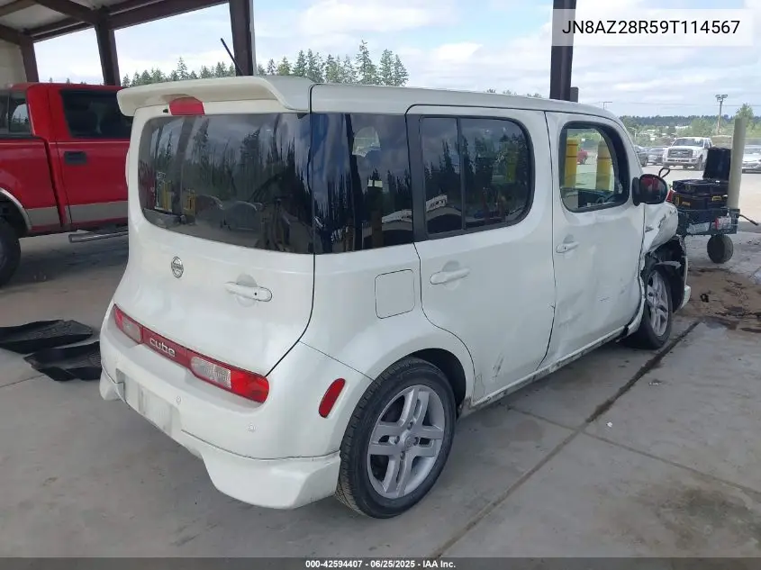 2009 Nissan Cube 1.8Sl VIN: JN8AZ28R59T114567 Lot: 42594407