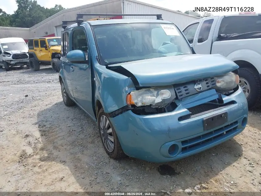 2009 Nissan Cube 1.8S VIN: JN8AZ28R49T116228 Lot: 42595546