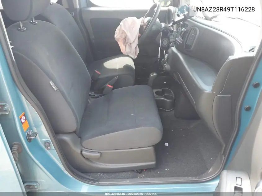2009 Nissan Cube 1.8S VIN: JN8AZ28R49T116228 Lot: 42595546