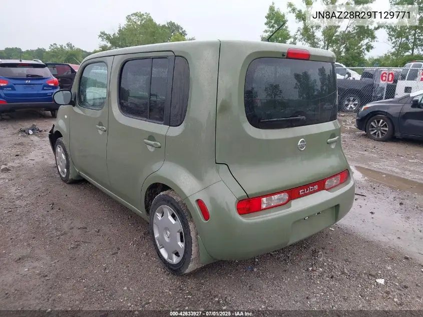 2009 Nissan Cube 1.8S VIN: JN8AZ28R29T129771 Lot: 42633927