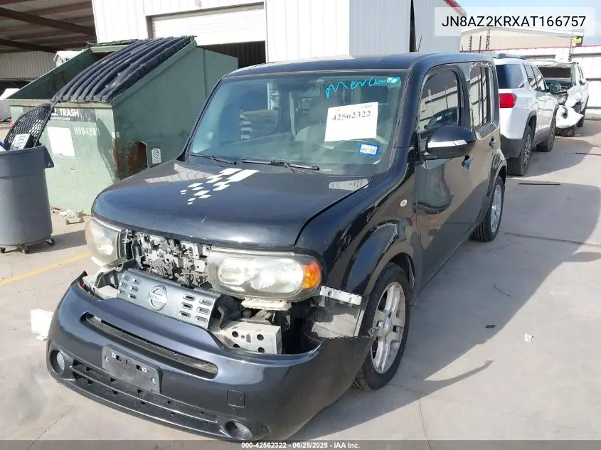 2010 Nissan Cube 1.8Sl VIN: JN8AZ2KRXAT166757 Lot: 42562322