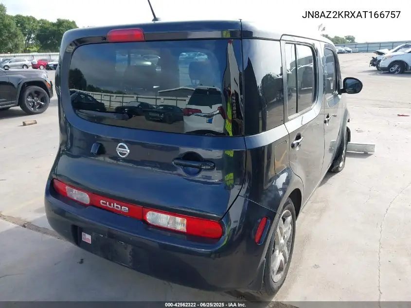 2010 Nissan Cube 1.8Sl VIN: JN8AZ2KRXAT166757 Lot: 42562322