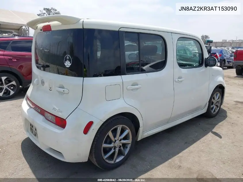 2010 Nissan Cube 1.8 Krom VIN: JN8AZ2KR3AT153090 Lot: 42565842