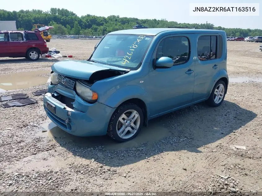 2010 Nissan Cube 1.8Sl VIN: JN8AZ2KR6AT163516 Lot: 42618368
