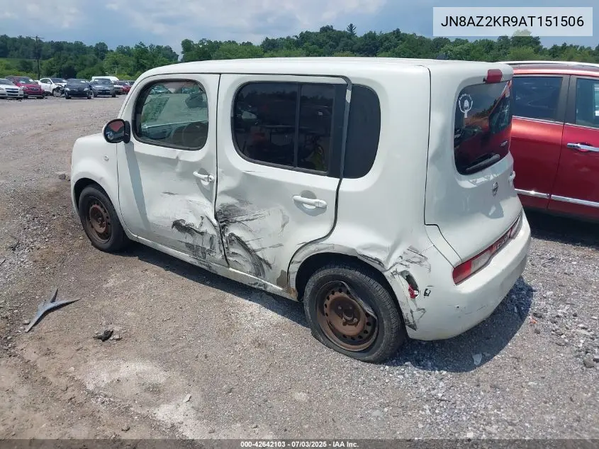 2010 Nissan Cube 1.8S VIN: JN8AZ2KR9AT151506 Lot: 42642103