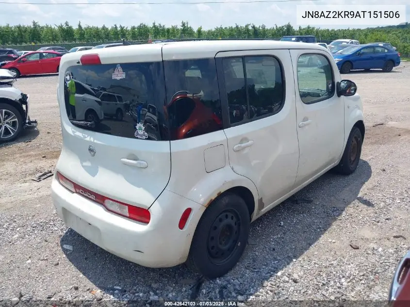 2010 Nissan Cube 1.8S VIN: JN8AZ2KR9AT151506 Lot: 42642103
