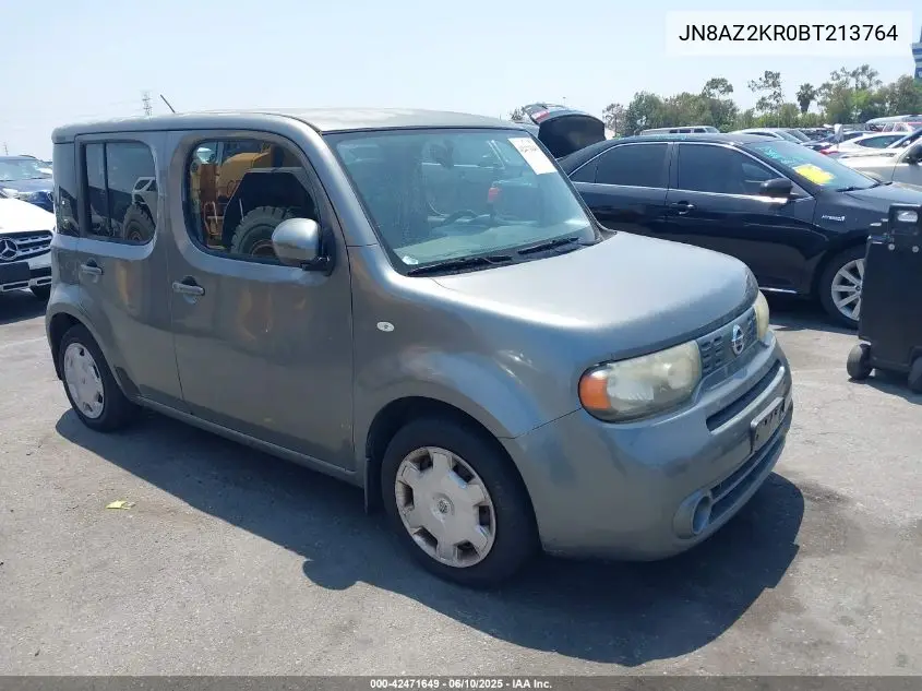 2011 Nissan Cube 1.8S VIN: JN8AZ2KR0BT213764 Lot: 42471649