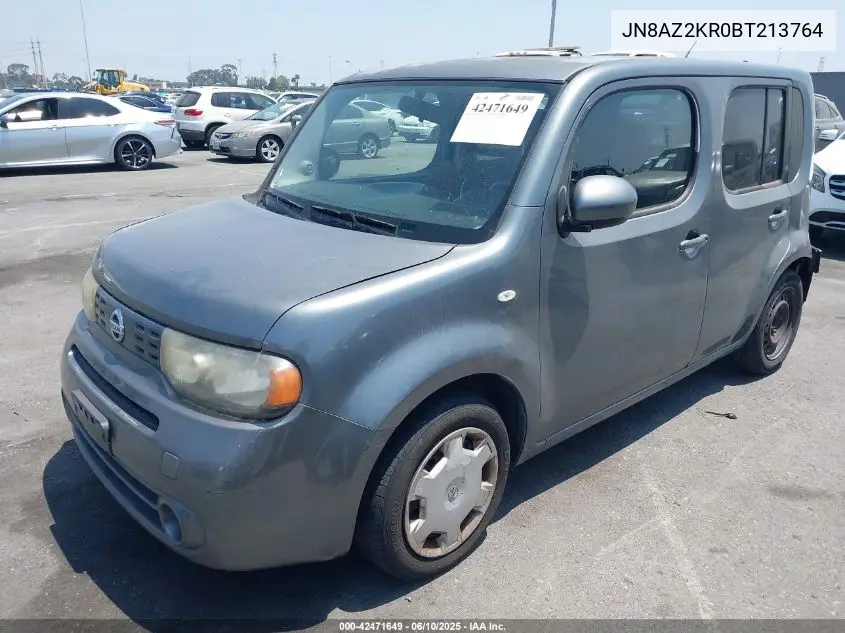 2011 Nissan Cube 1.8S VIN: JN8AZ2KR0BT213764 Lot: 42471649