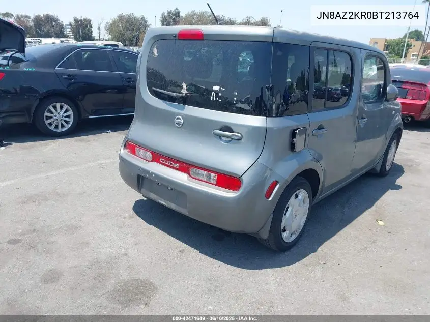 2011 Nissan Cube 1.8S VIN: JN8AZ2KR0BT213764 Lot: 42471649