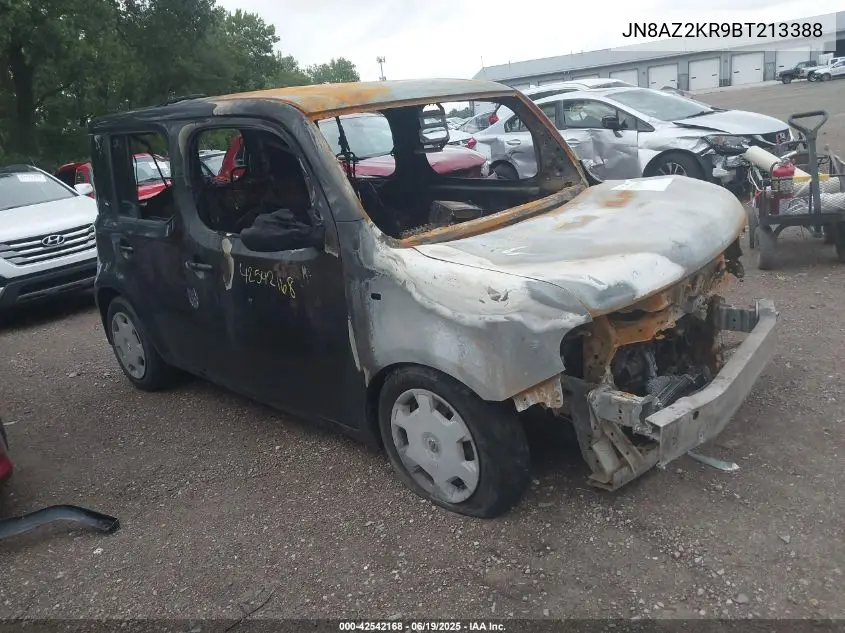 2011 Nissan Cube 1.8S VIN: JN8AZ2KR9BT213388 Lot: 42542168