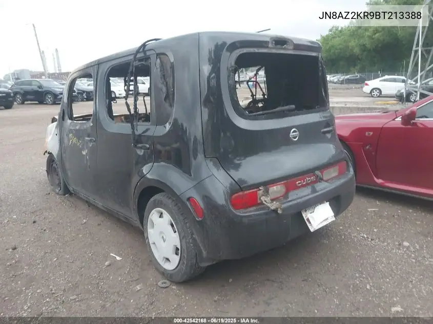 2011 Nissan Cube 1.8S VIN: JN8AZ2KR9BT213388 Lot: 42542168
