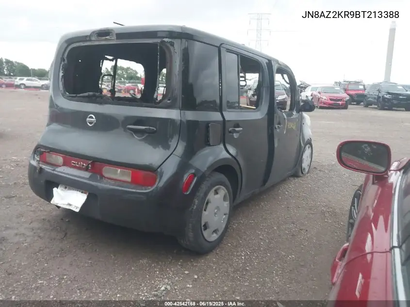 2011 Nissan Cube 1.8S VIN: JN8AZ2KR9BT213388 Lot: 42542168