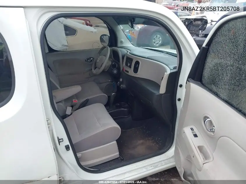 2011 Nissan Cube 1.8S VIN: JN8AZ2KR5BT205708 Lot: 42641654
