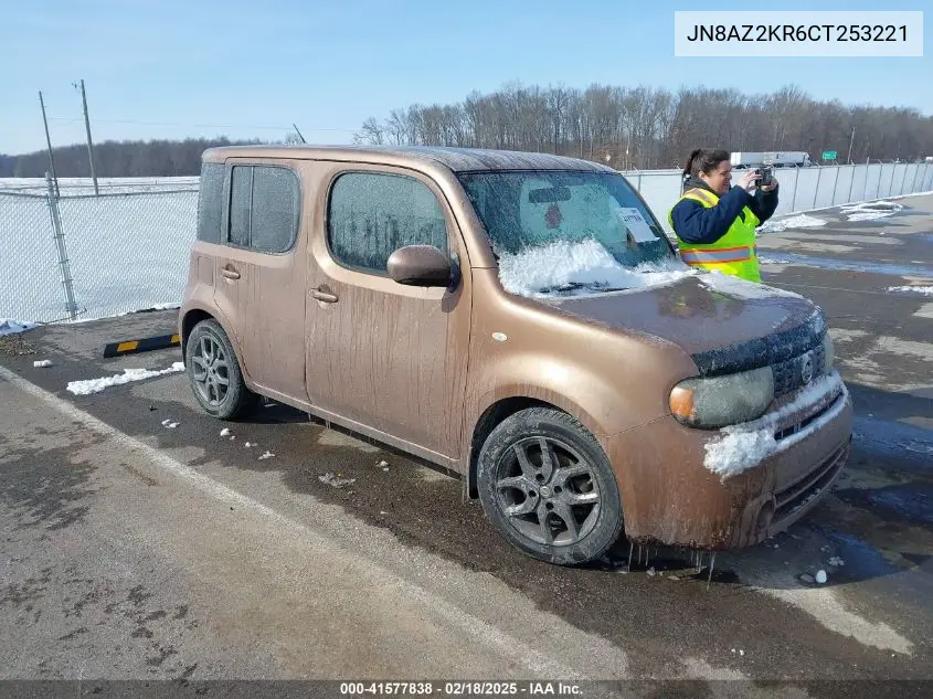 2012 Nissan Cube 1.8 S VIN: JN8AZ2KR6CT253221 Lot: 41577838