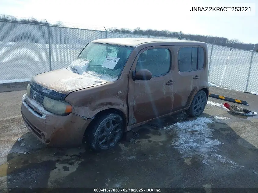 2012 Nissan Cube 1.8 S VIN: JN8AZ2KR6CT253221 Lot: 41577838