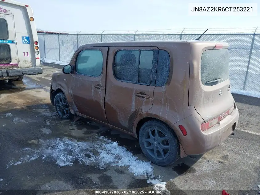 2012 Nissan Cube 1.8 S VIN: JN8AZ2KR6CT253221 Lot: 41577838