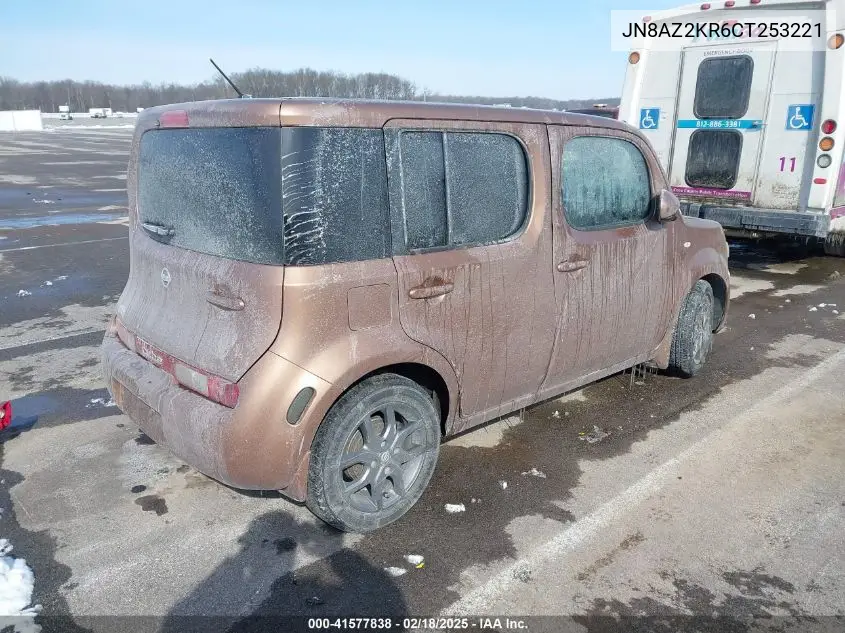 2012 Nissan Cube 1.8 S VIN: JN8AZ2KR6CT253221 Lot: 41577838