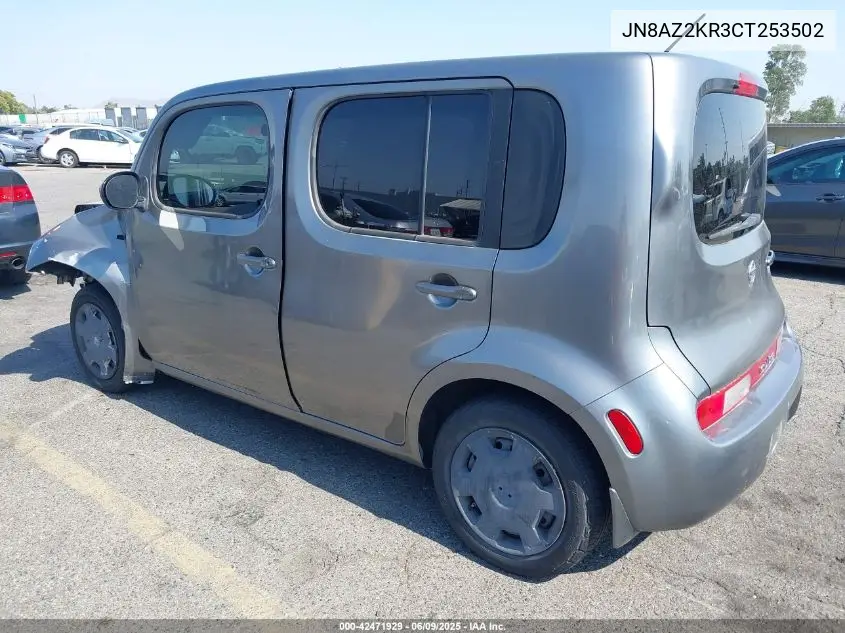 2012 Nissan Cube 1.8 S VIN: JN8AZ2KR3CT253502 Lot: 42471929