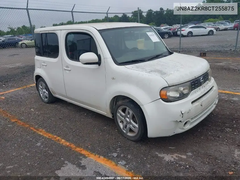 2012 Nissan Cube S/Sl/Krom VIN: JN8AZ2KR8CT255875 Lot: 42494597