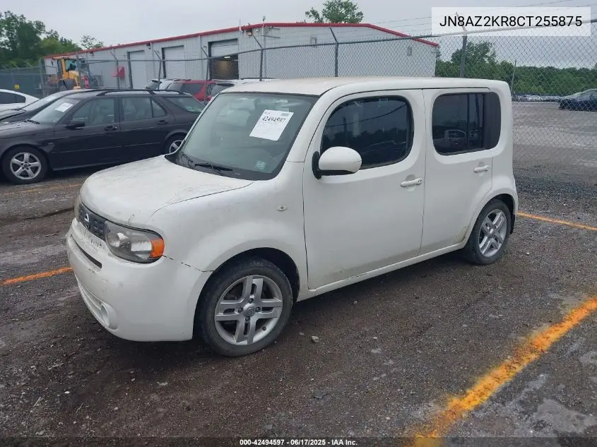 2012 Nissan Cube S/Sl/Krom VIN: JN8AZ2KR8CT255875 Lot: 42494597