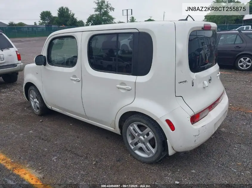 2012 Nissan Cube S/Sl/Krom VIN: JN8AZ2KR8CT255875 Lot: 42494597