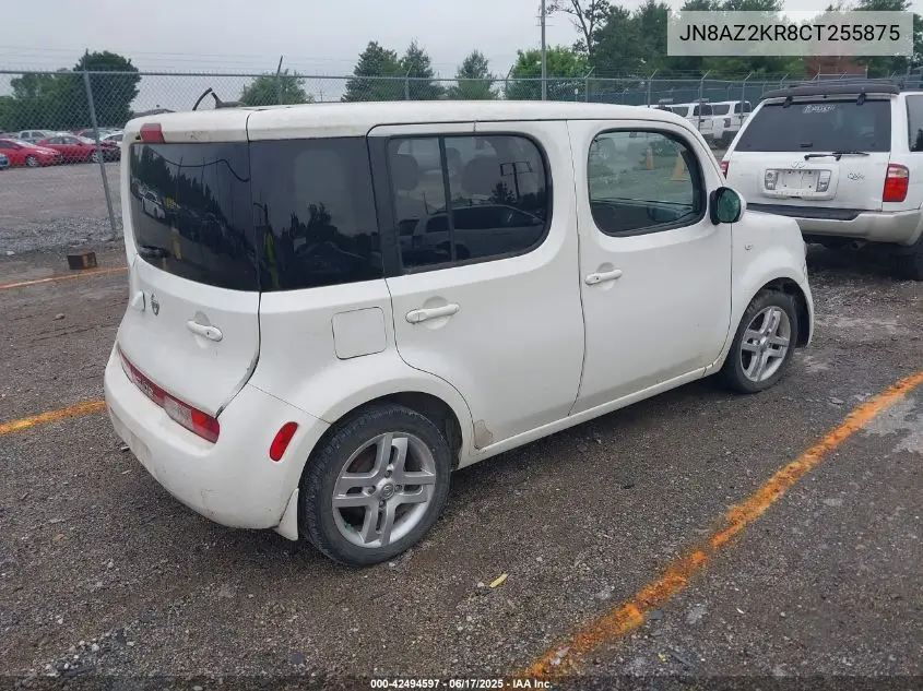 2012 Nissan Cube S/Sl/Krom VIN: JN8AZ2KR8CT255875 Lot: 42494597