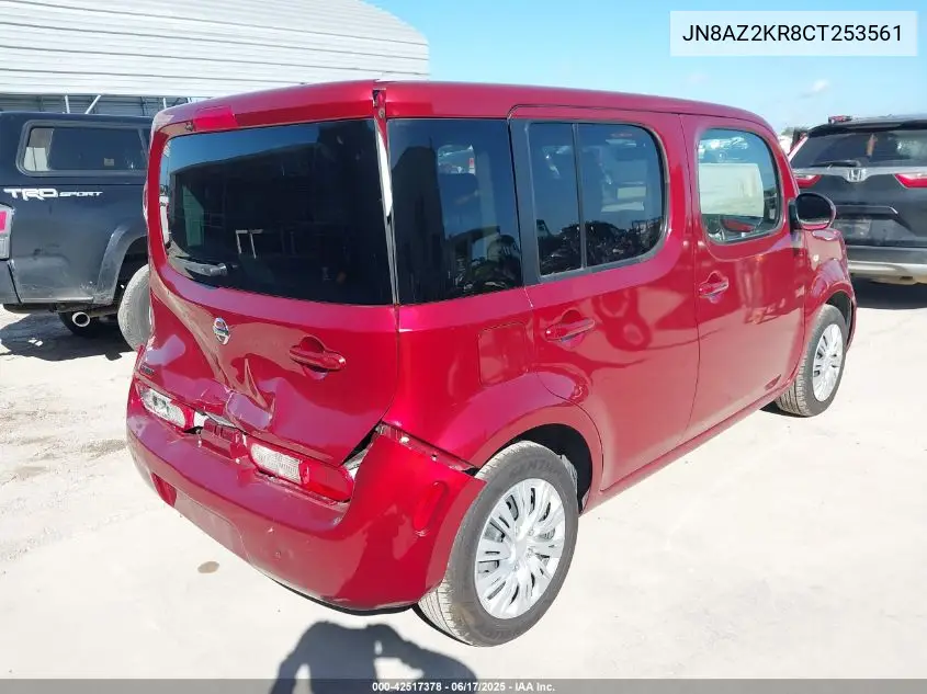 2012 Nissan Cube 1.8 S VIN: JN8AZ2KR8CT253561 Lot: 42517378