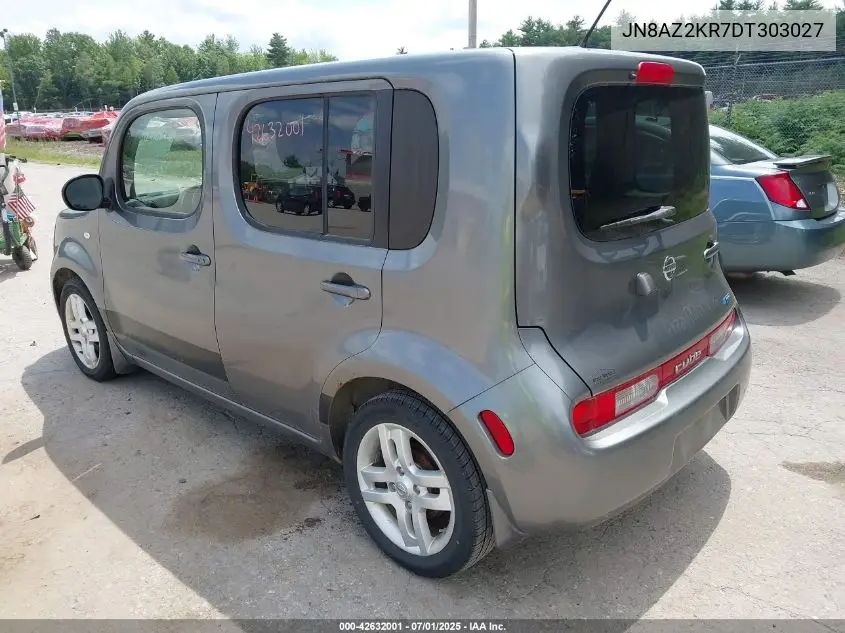 2013 Nissan Cube 1.8 Sl VIN: JN8AZ2KR7DT303027 Lot: 42632001