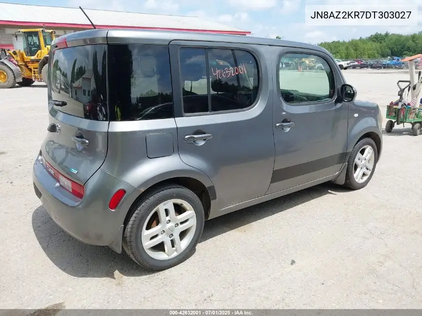 2013 Nissan Cube 1.8 Sl VIN: JN8AZ2KR7DT303027 Lot: 42632001