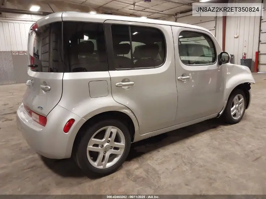 2014 Nissan Cube 1.8 Sl VIN: JN8AZ2KR2ET350824 Lot: 42463262