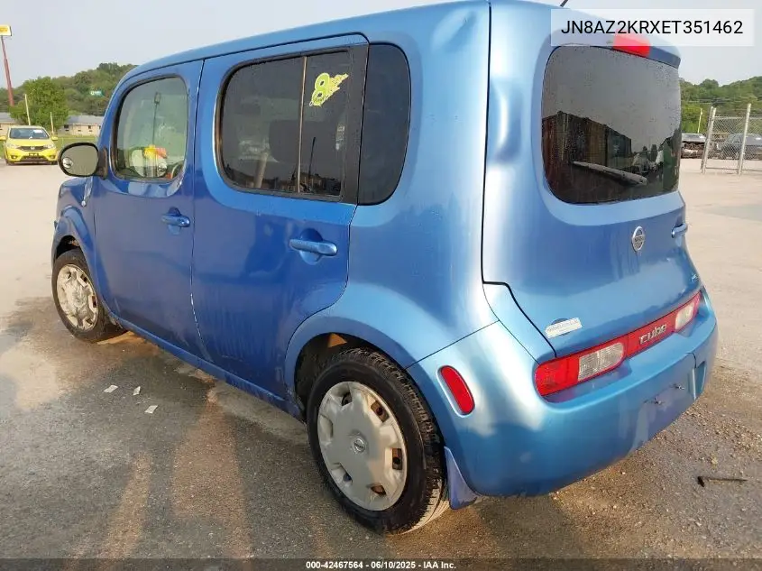 2014 Nissan Cube 1.8 S VIN: JN8AZ2KRXET351462 Lot: 42467564