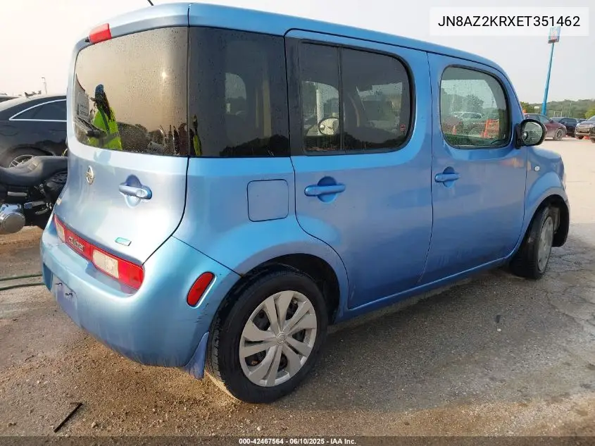 2014 Nissan Cube 1.8 S VIN: JN8AZ2KRXET351462 Lot: 42467564