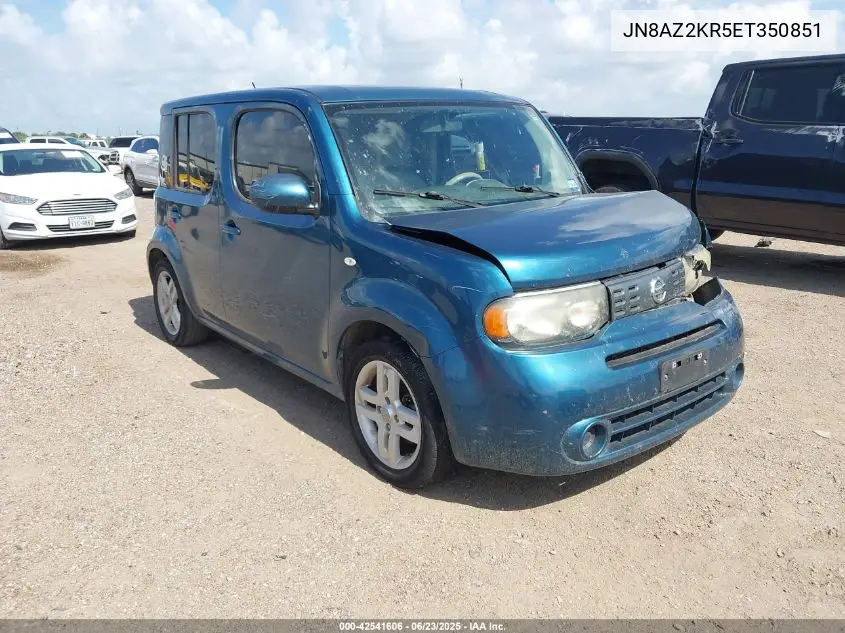 2014 Nissan Cube 1.8 Sl VIN: JN8AZ2KR5ET350851 Lot: 42541606