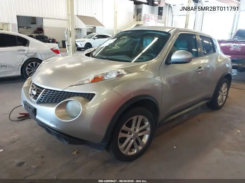 2011 Nissan Juke Sv VIN: JN8AF5MR2BT011791 Lot: 42609427