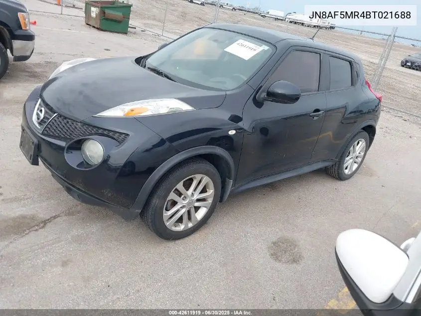 2011 Nissan Juke Sv VIN: JN8AF5MR4BT021688 Lot: 42611919