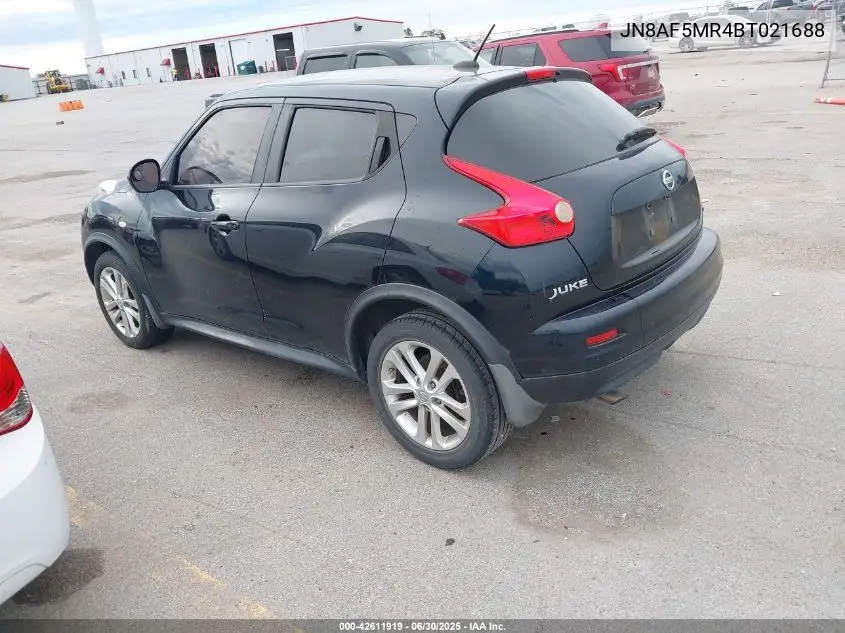 2011 Nissan Juke Sv VIN: JN8AF5MR4BT021688 Lot: 42611919