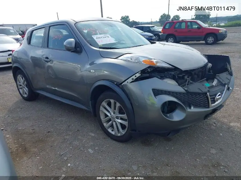 2011 Nissan Juke S VIN: JN8AF5MV4BT011479 Lot: 42612470