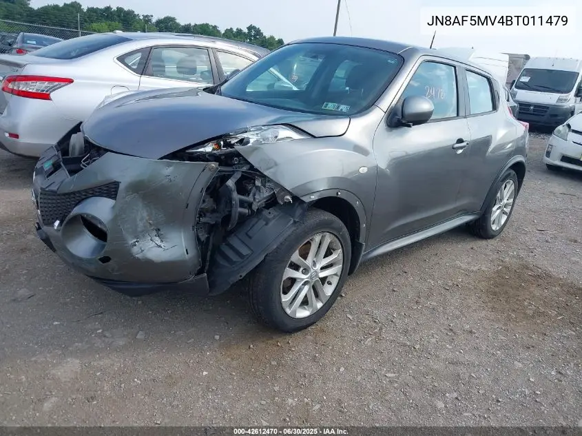 2011 Nissan Juke S VIN: JN8AF5MV4BT011479 Lot: 42612470