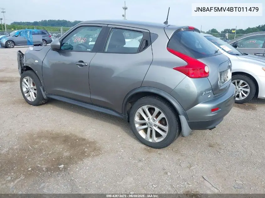 2011 Nissan Juke S VIN: JN8AF5MV4BT011479 Lot: 42612470