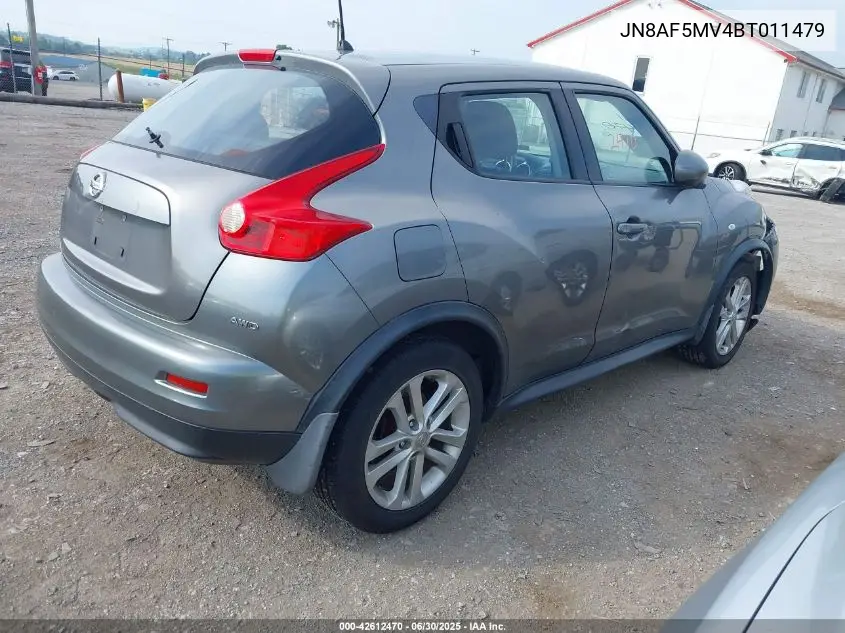 2011 Nissan Juke S VIN: JN8AF5MV4BT011479 Lot: 42612470