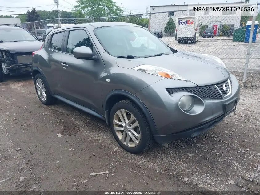 2011 Nissan Juke Sl VIN: JN8AF5MVXBT026536 Lot: 42615561