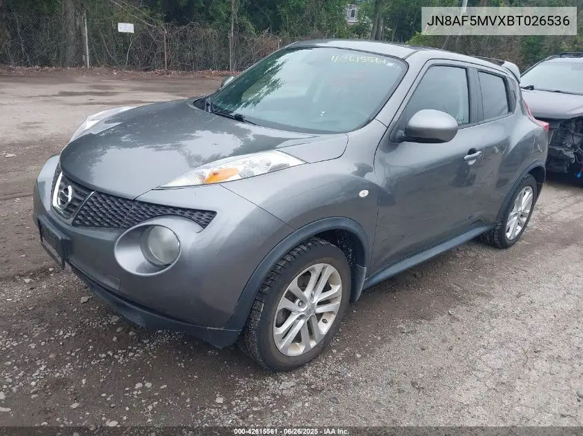 2011 Nissan Juke Sl VIN: JN8AF5MVXBT026536 Lot: 42615561