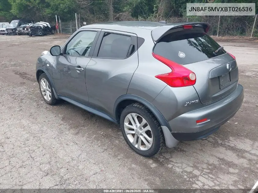 2011 Nissan Juke Sl VIN: JN8AF5MVXBT026536 Lot: 42615561
