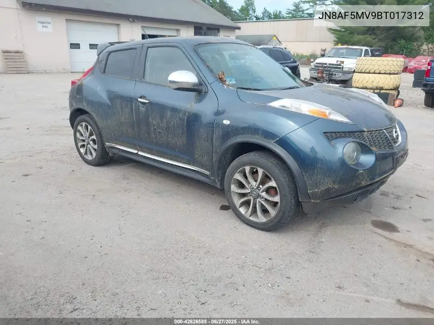 2011 Nissan Juke Sl VIN: JN8AF5MV9BT017312 Lot: 42626585